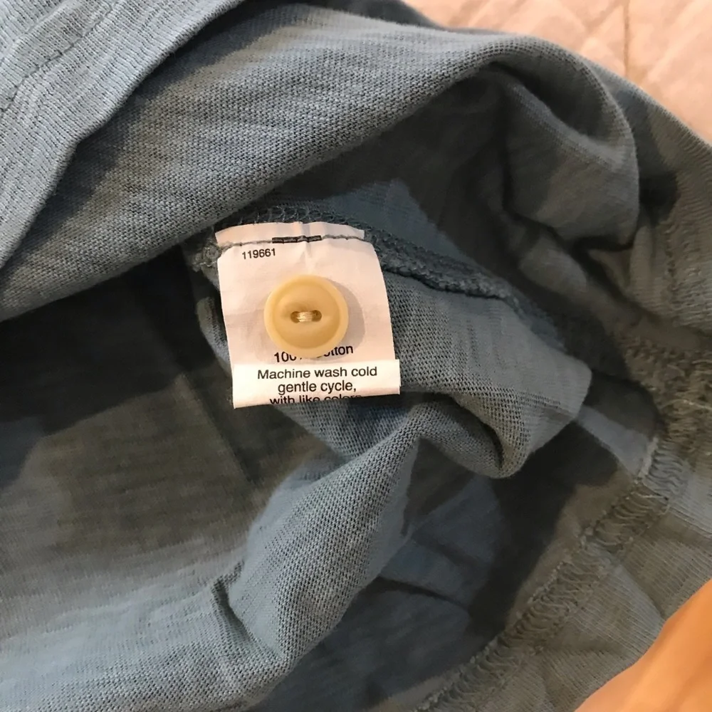 🚤J CREW Garment Dyed Henley